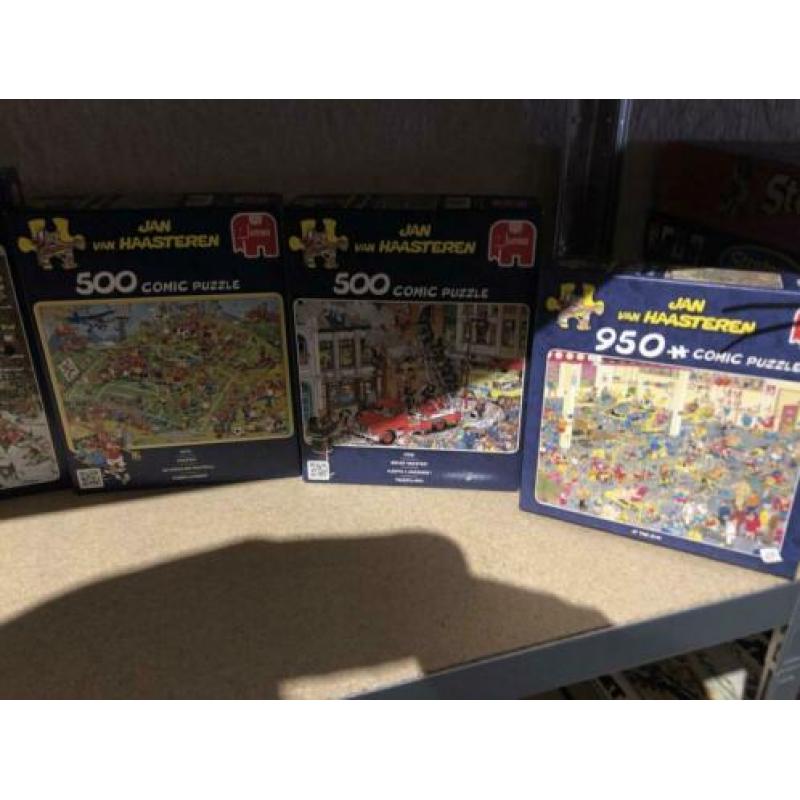 Jan van Haasteren puzzels 5 stuks 32,50 + gratis verzending