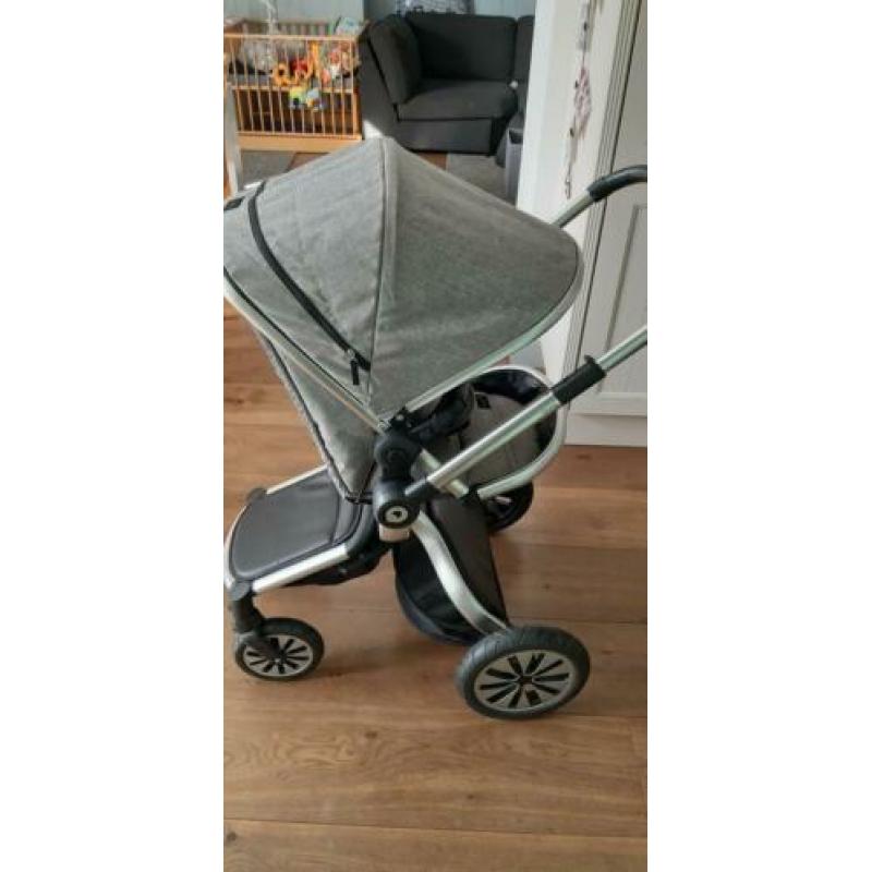 Kinderwagen qute q-moon 3-in 1, in zeer goede staat