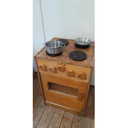 retro vintage kinder keukentje hout Rolf