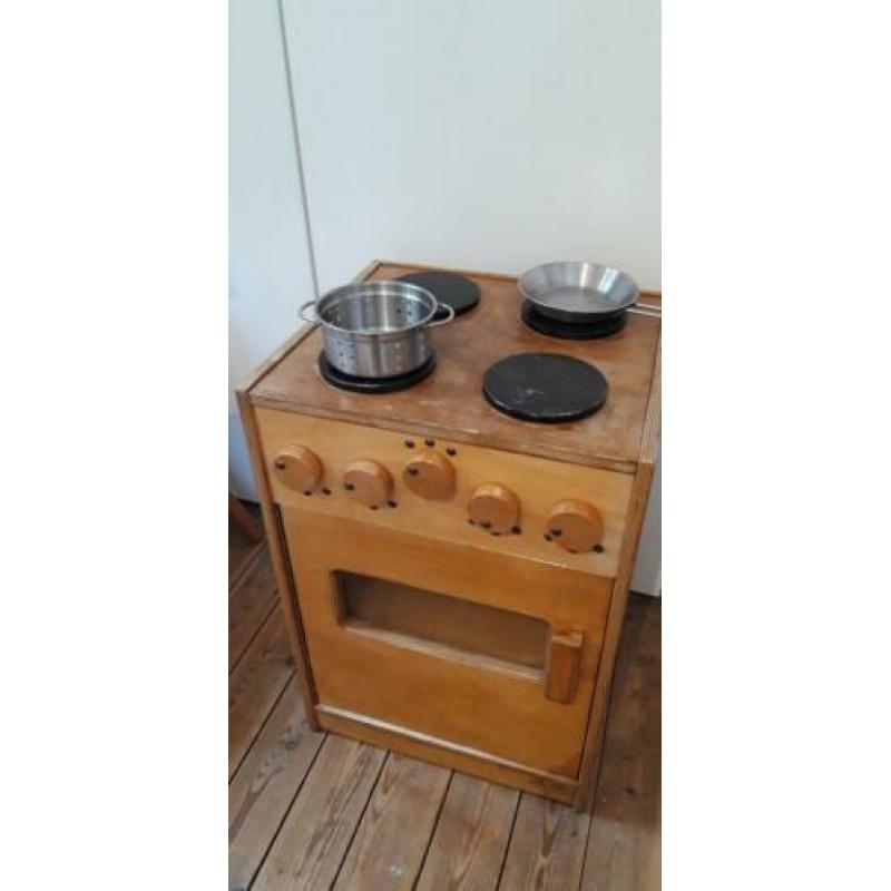 retro vintage kinder keukentje hout Rolf