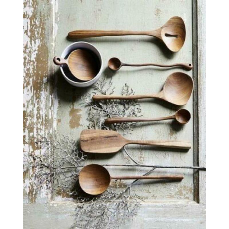 HK-living lepel hout organisch 22x3,5x1,5cm