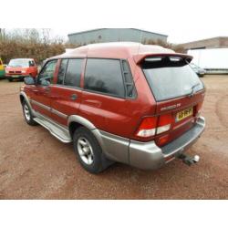 SsangYong Musso 2.9 TDL hoog Grijs kenteken 4x4 Airco