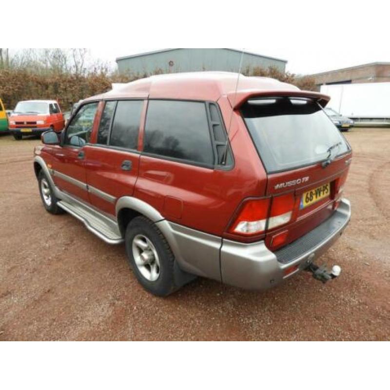 SsangYong Musso 2.9 TDL hoog Grijs kenteken 4x4 Airco