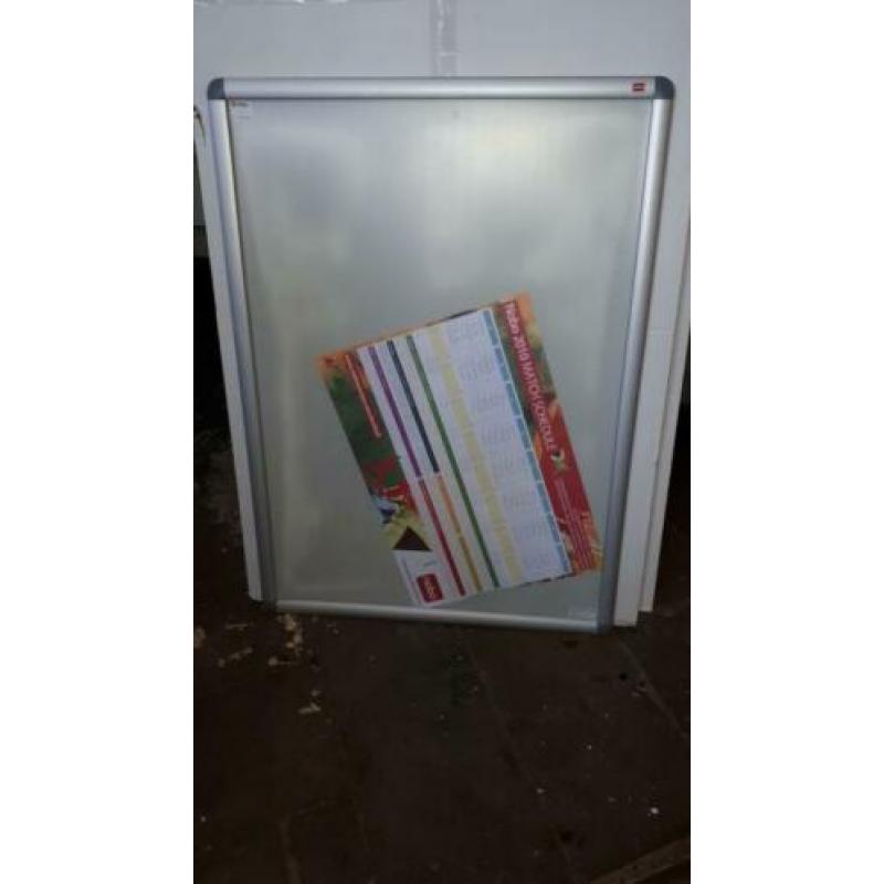 2x NIEUWE Nobo posterlijst wissellijst kliklijst 70 x 100cm