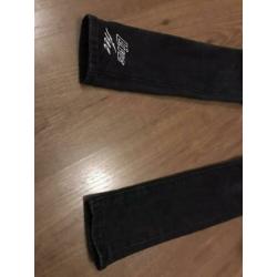 STOERE Zwarte tuinbroek van Coolcat - maat 146/152