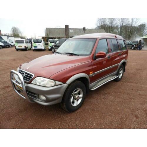 SsangYong Musso 2.9 TDL hoog Grijs kenteken 4x4 Airco