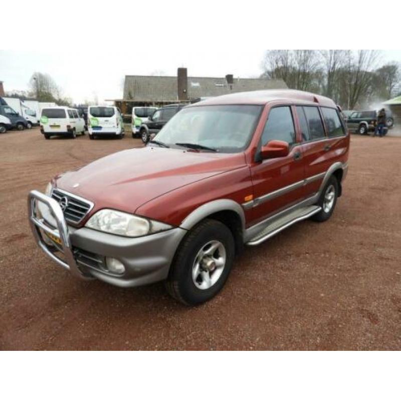 SsangYong Musso 2.9 TDL hoog Grijs kenteken 4x4 Airco
