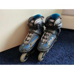 Fila verstelbare inline skates skeelers zwart maat 35 - 38