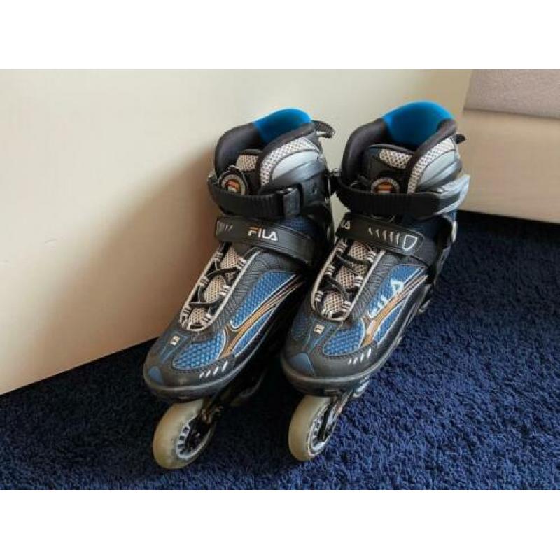 Fila verstelbare inline skates skeelers zwart maat 35 - 38