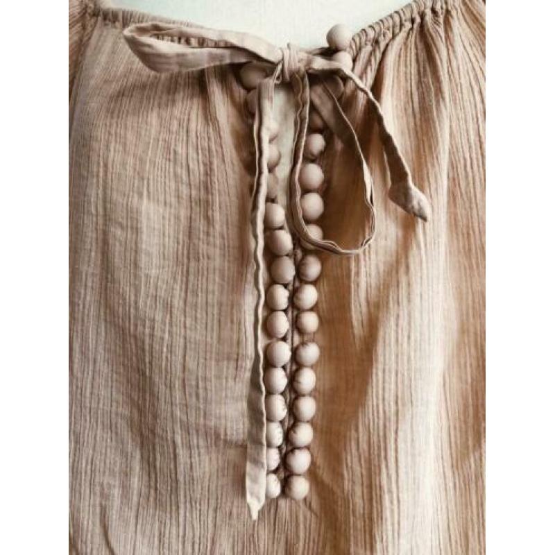 *MALENE BIRGER* zomerse Ibiza top maat 36 peach kleur ZGAN!