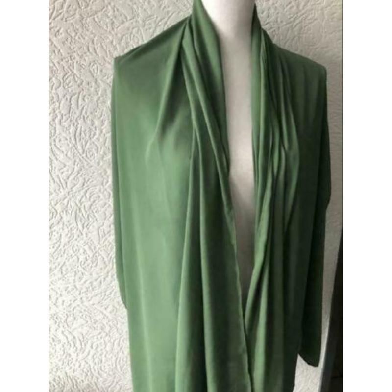 Polyester sjaal - 71x179 cm - groen