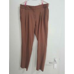 Bruine Mango Pantalon | Maat L