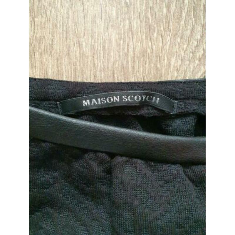 Maison Scotch | Zwarte rok | Maat 3 / M/L / 40