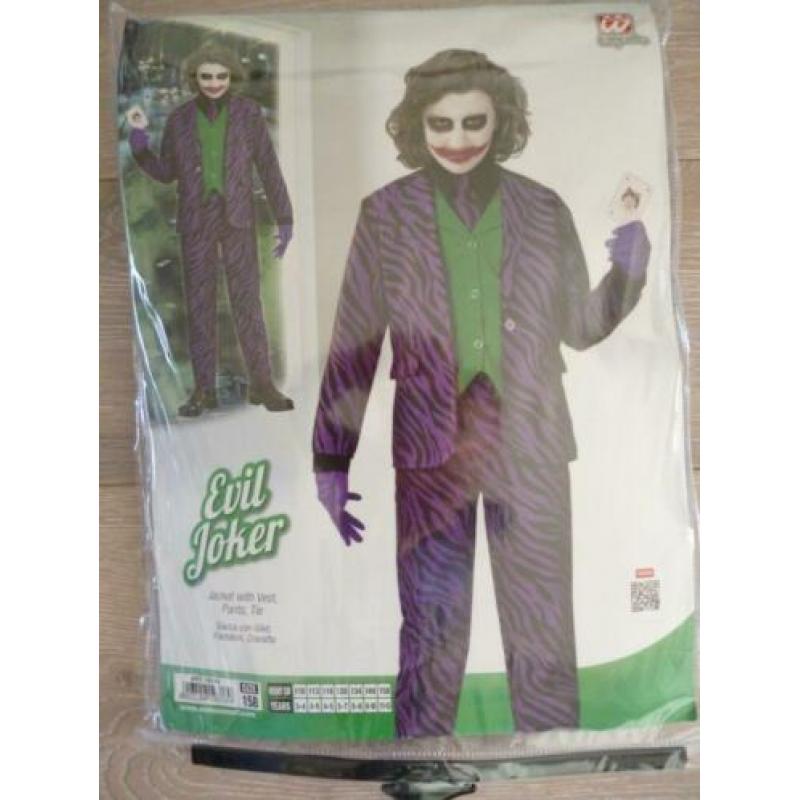 carnavalskleding , the Joker, Ninja, Politiepak vanaf 10jr