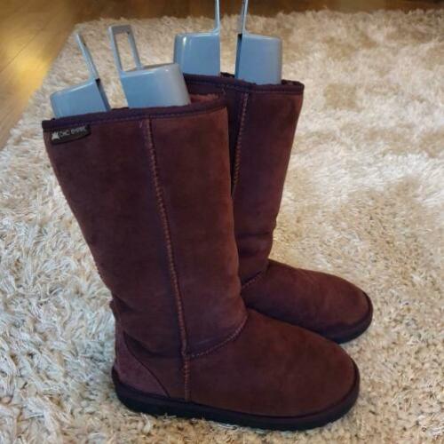ugg australia chic empire bruin/paarse laarzen maat 9 / 40
