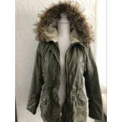 Maat 38 - h&m met capucchon - groen