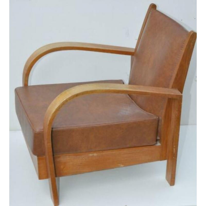 Jaren veertig art deco rookstoelen