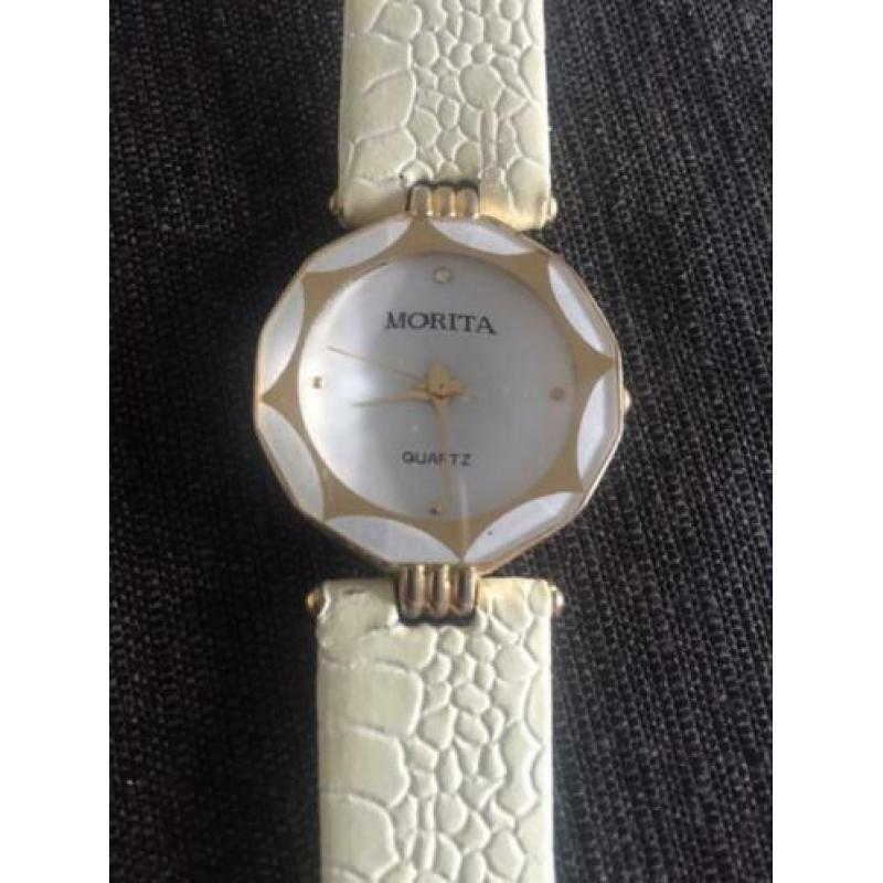 Morita horloge, 18k goud electro plated