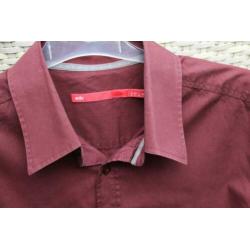 Bordeaux rood overhemd van Esprit maat L