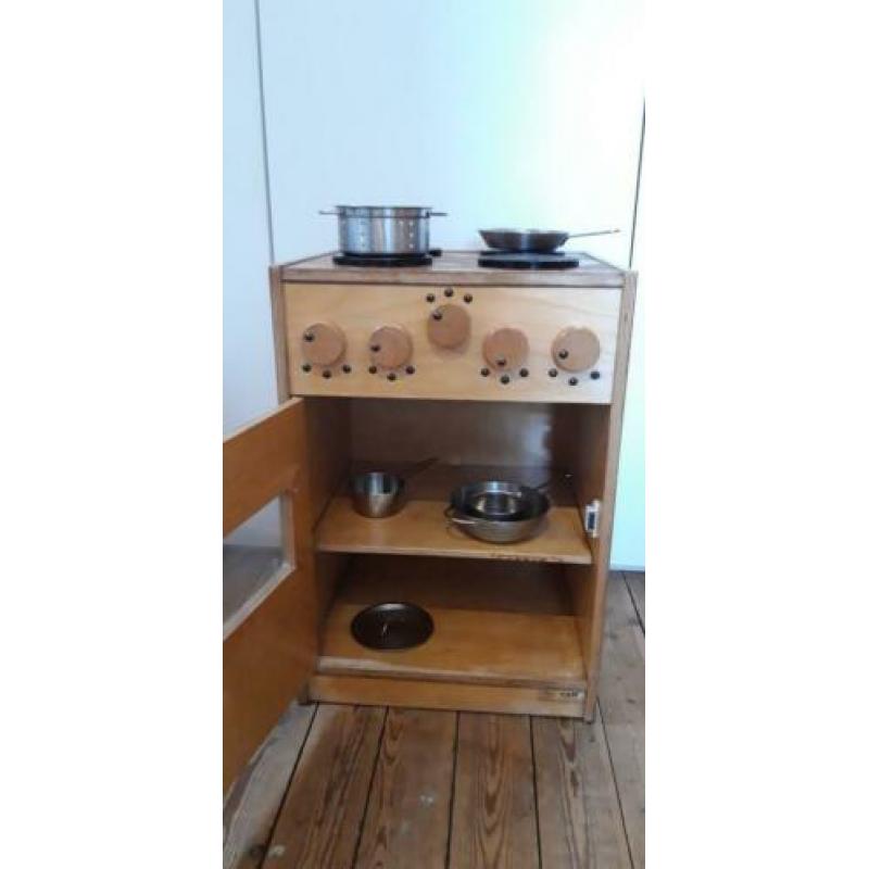 retro vintage kinder keukentje hout Rolf
