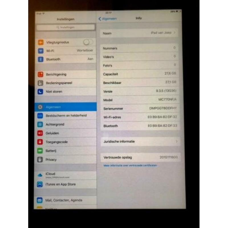 iPad 32GB Wifi - in nieuwstaat