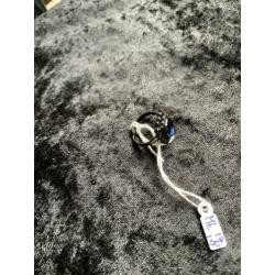 Fraaie RING met diep blauwe steen ?? GRATIS VERZENDING