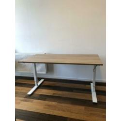7x Zit/Sta bureautafel (160x80cm slinger verstelbaar) ARBO!!