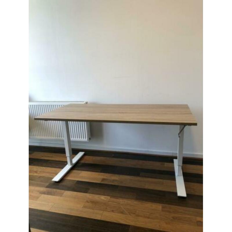 7x Zit/Sta bureautafel (160x80cm slinger verstelbaar) ARBO!!