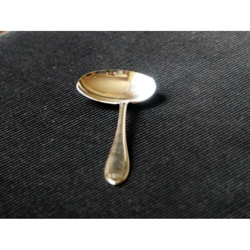 Oude baby voerlepel van Gerzon in origineel doosje