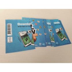 AH voetbalplaatjes 0,05 cent p stuk voetbal stickers 2020
