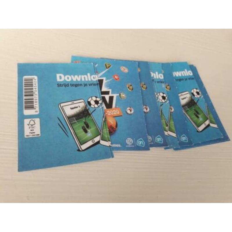AH voetbalplaatjes 0,05 cent p stuk voetbal stickers 2020