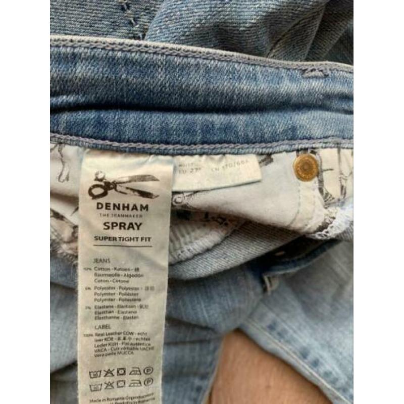 Denham Spray lichtblauwe jeans - W27
