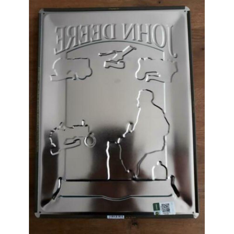 Origineel JOHN DEERE metalen wandbord