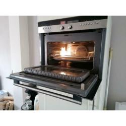 Siemens inbouw combi heteluchtoven magnetron Type:HTHB86P
