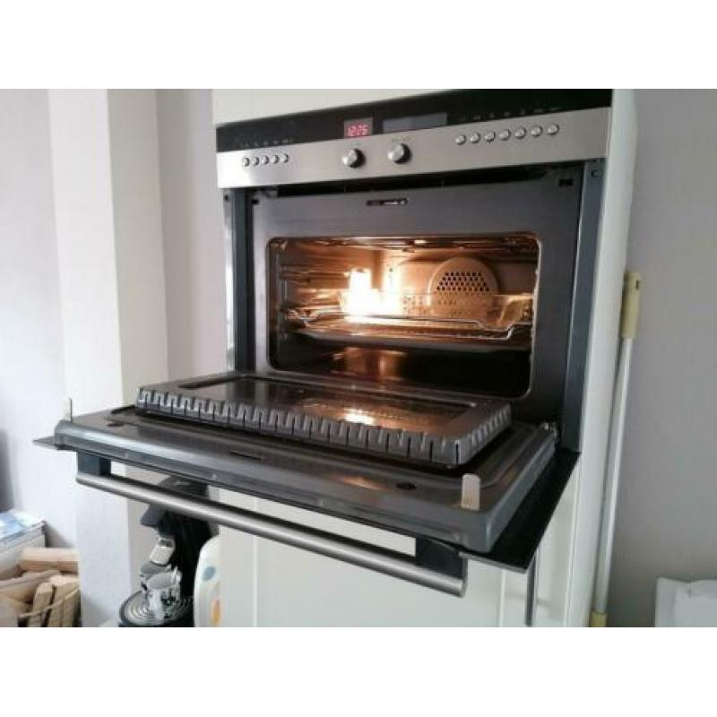 Siemens inbouw combi heteluchtoven magnetron Type:HTHB86P