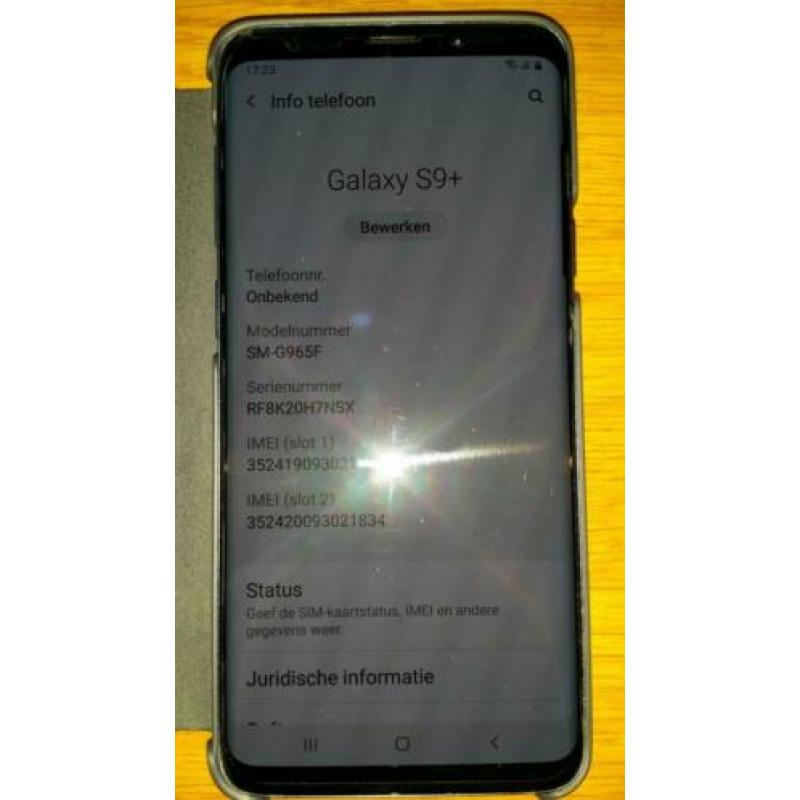 Samsung Galaxy S9 Plus DUO Samsung LED Cover, Screenprotect