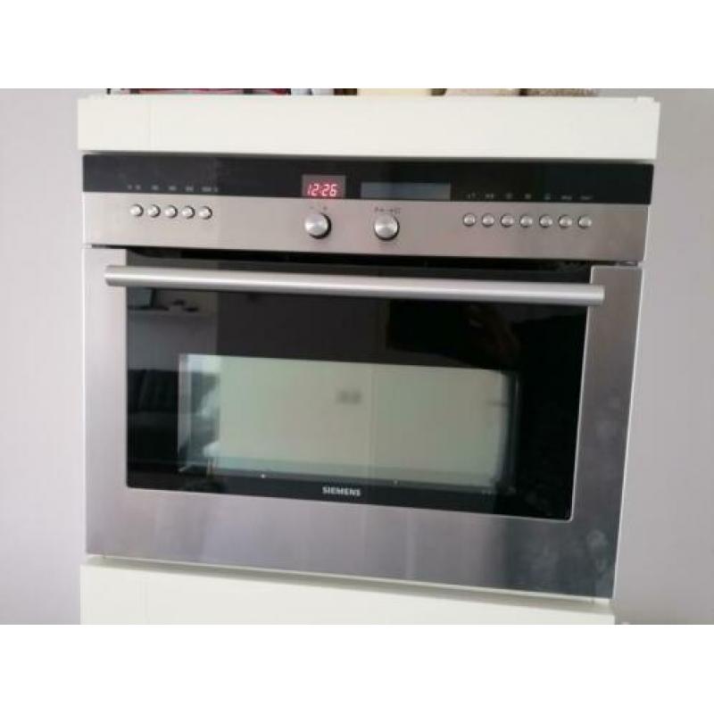Siemens inbouw combi heteluchtoven magnetron Type:HTHB86P