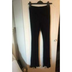 Flared pants flare broek