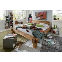 Massief houten bed INGRID. Wild eiken