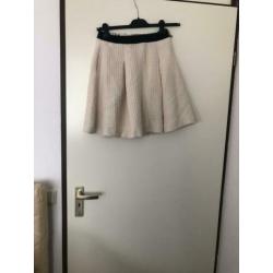 Ted baker rok rokje knit skirt dames mast 36 S wit