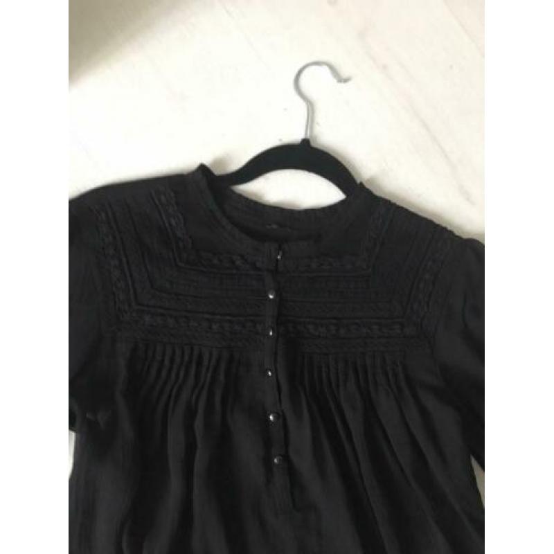 Te koop mooie nette zwarte vila blouse maat L nieuw!!