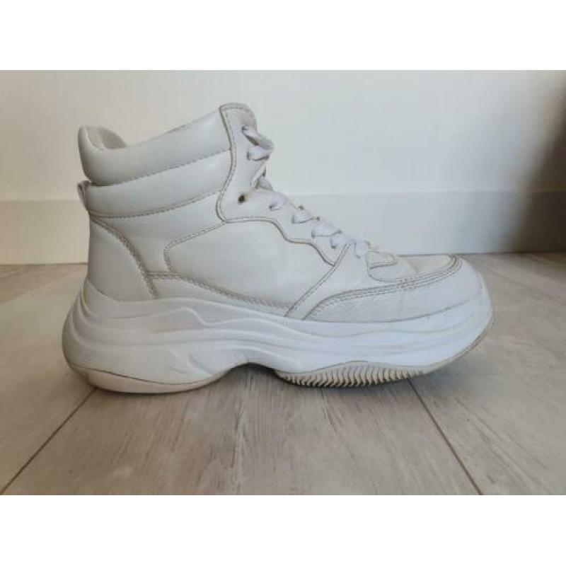 Witte sneakers plateauzolen mt 38