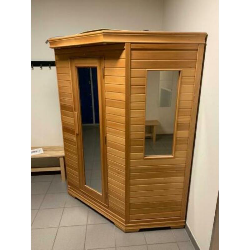 Complete infrarood sauna voor 2 personen.