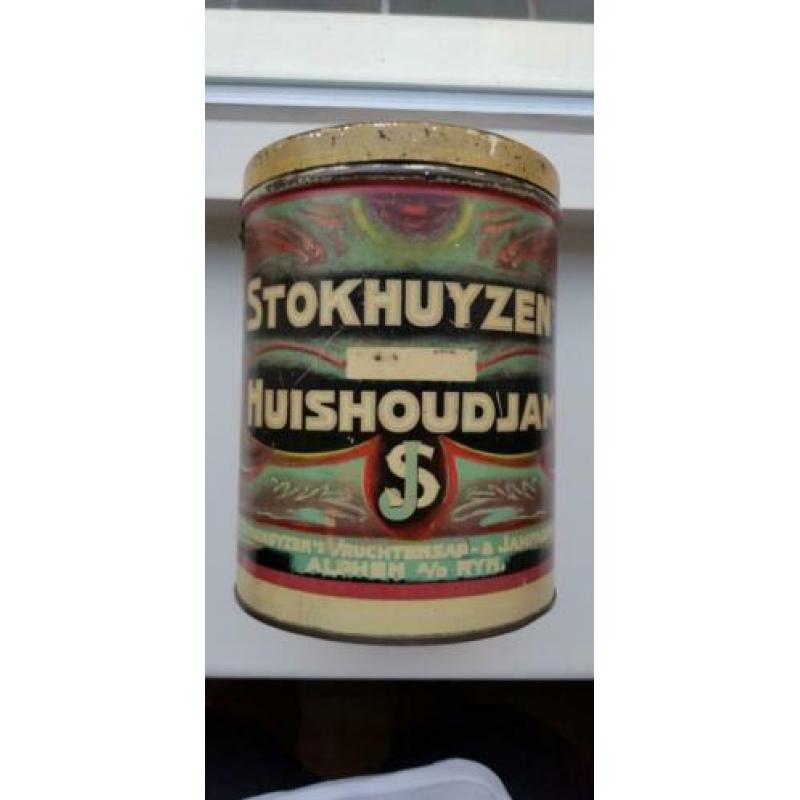Stokhuyzen's Huishoudjam blik Alpen a/d Rijn