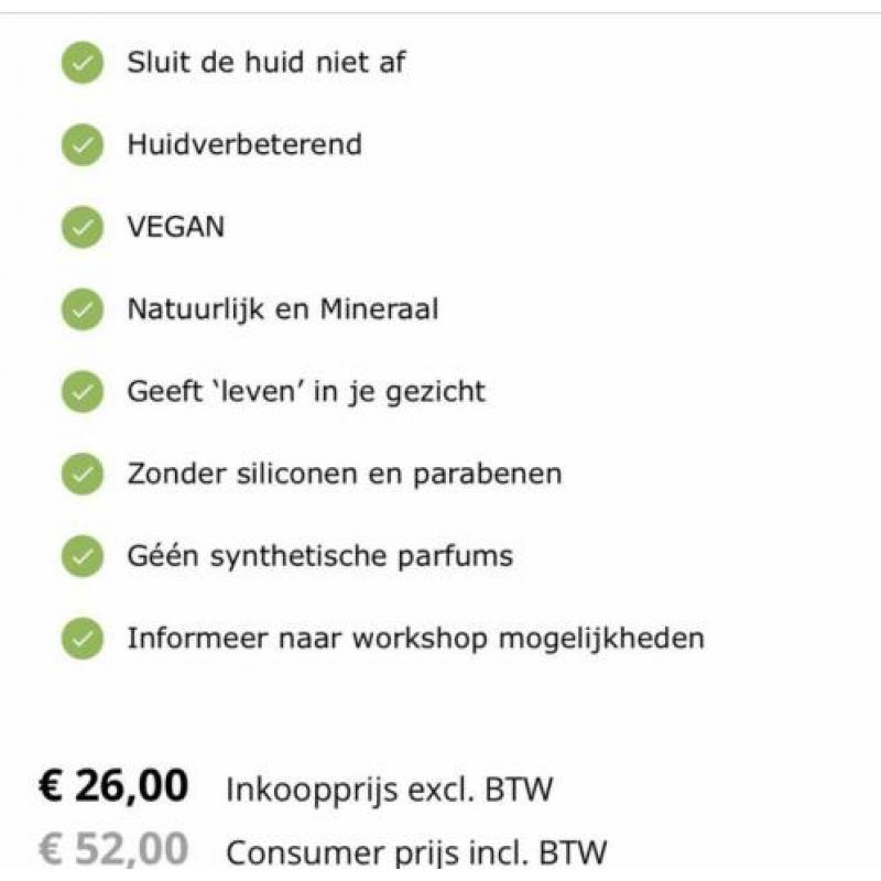 Mineralogie make up vegan minerale nieuw