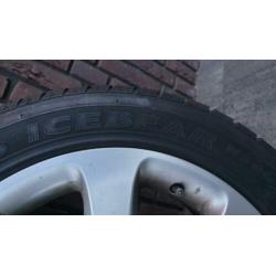 Hankook winterbanden op Mercedes velg