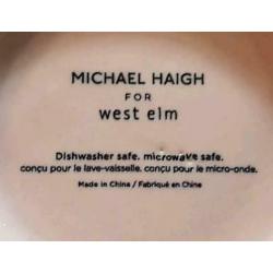 Drie aardewerk schaaltjes / kommetjes van Michael haigh
