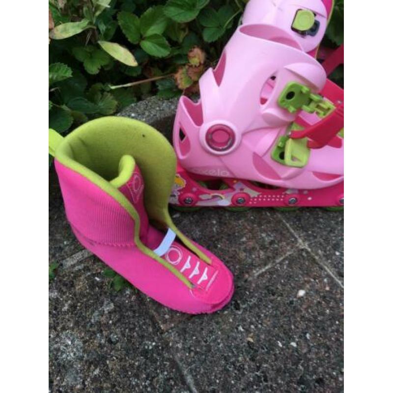 Roze verstelbare skeelers 28-30