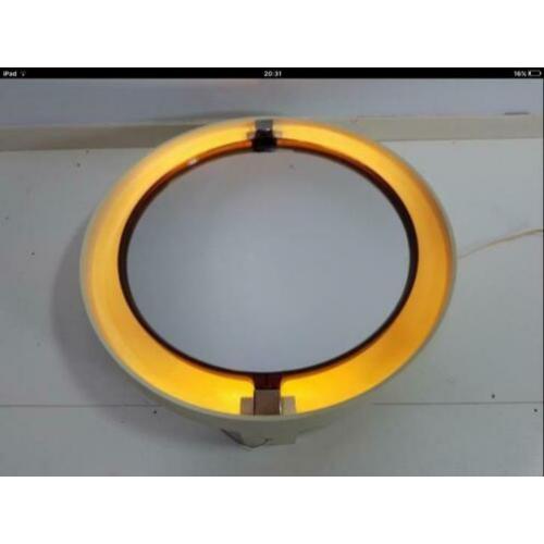 Retro allibert draaibare spiegel met verlichting