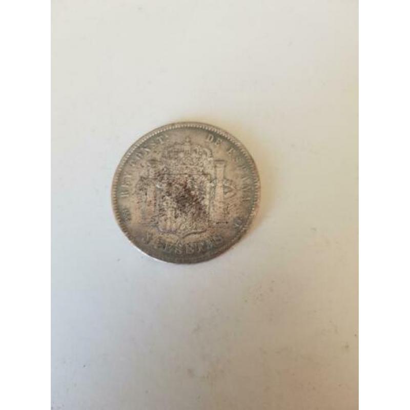 5 pesetas munten